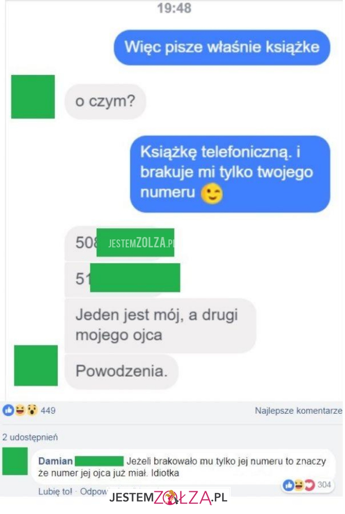 więc pisze właśnie