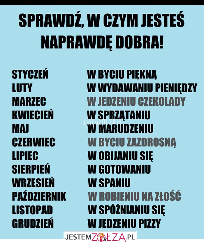 sprawdź w czym