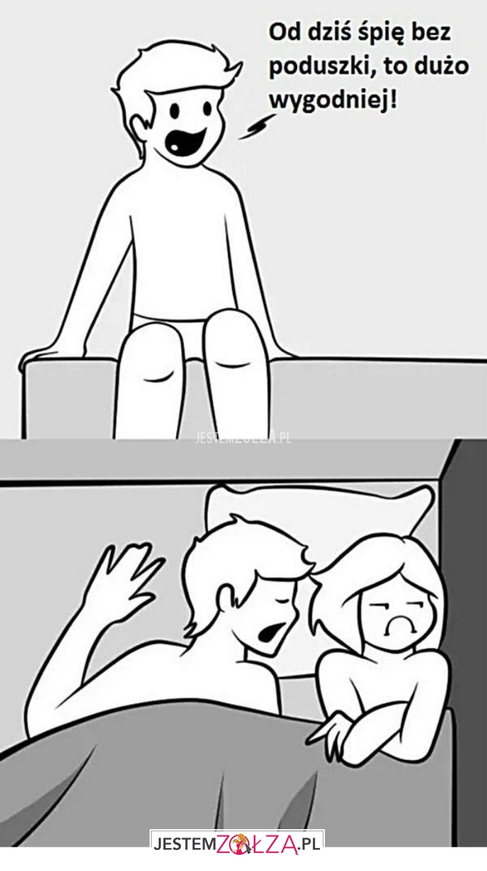 od dziś śpię