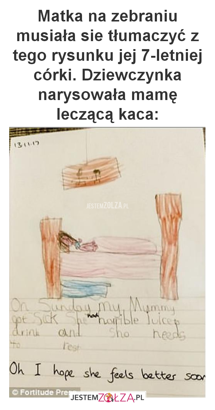Matka na zebraniu musiała się