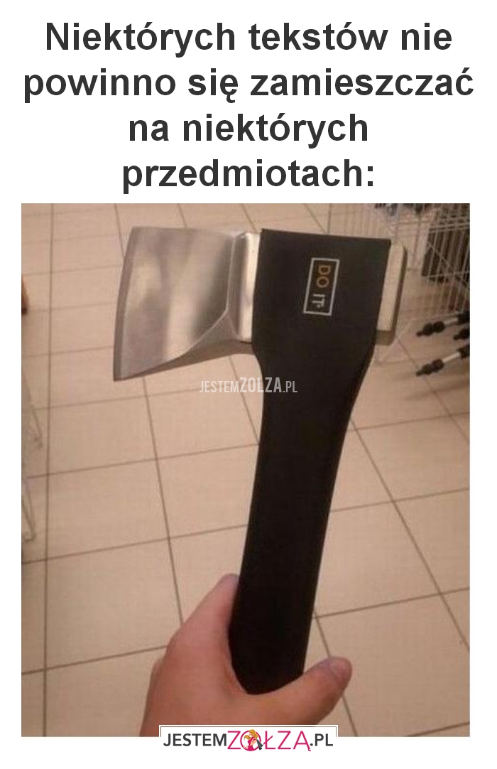 Niektórych tekstów nie powinno 