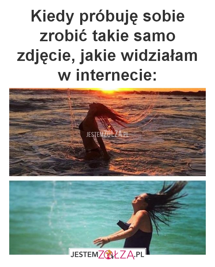 Kiedy próbuje sobie zrobić