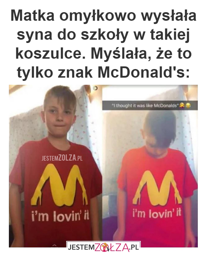 Matka omyłkowo wysłała 