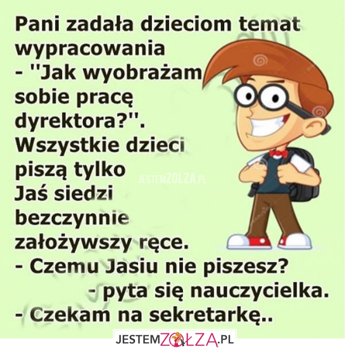 pani zadała dzieciom