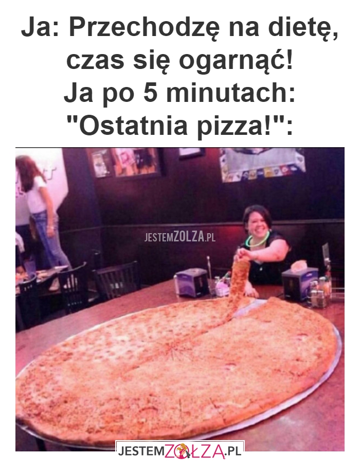 Ja: Przechodzę na dietę