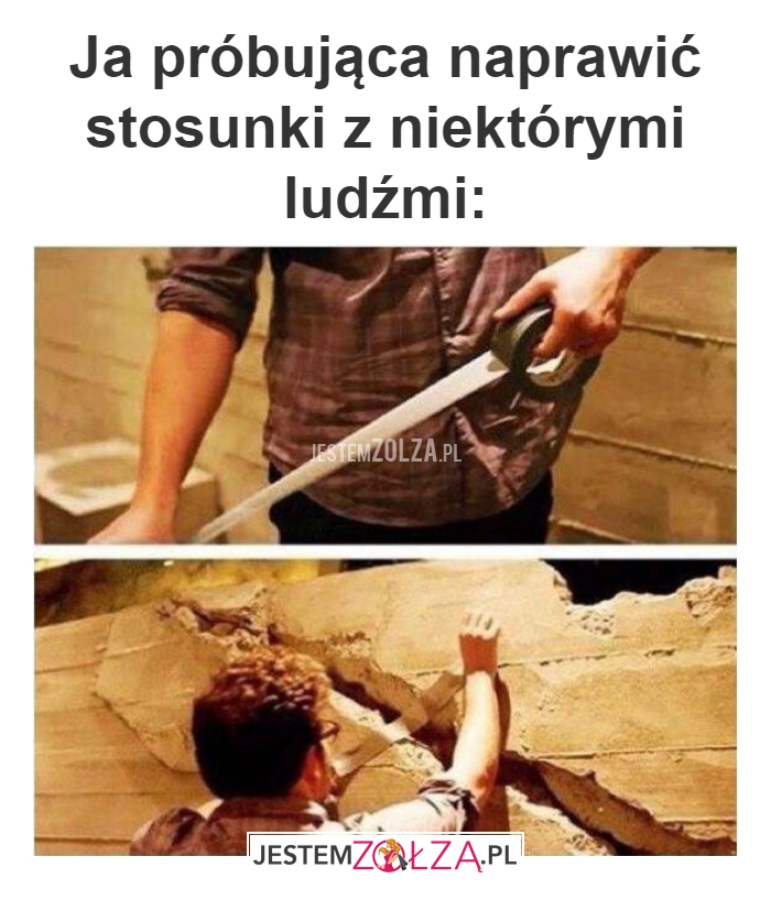 Ja próbująca naprawić