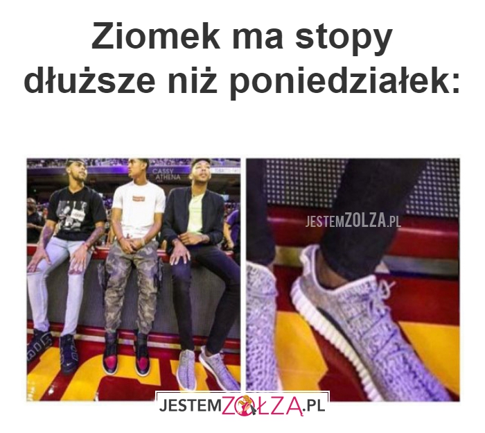 Ziomek ma stopy
