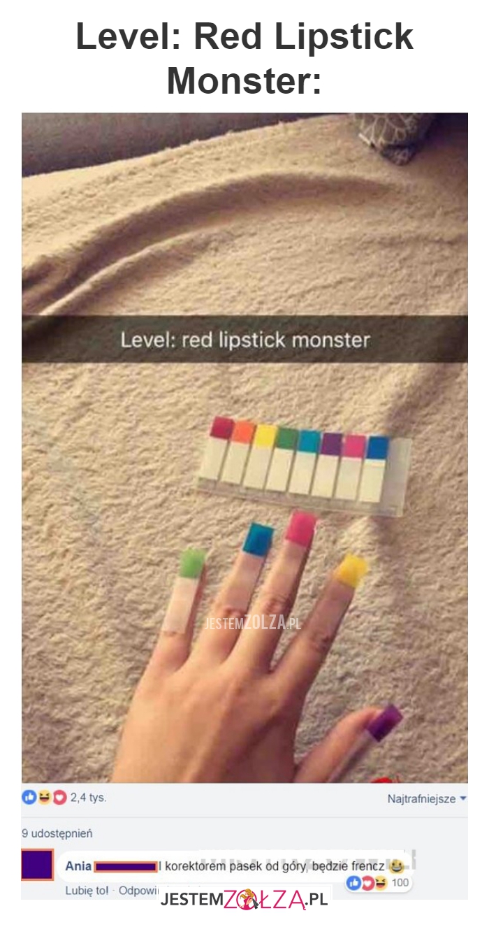 Level: Red Lipstick Monster