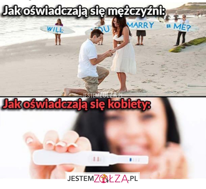jak oświadczją się