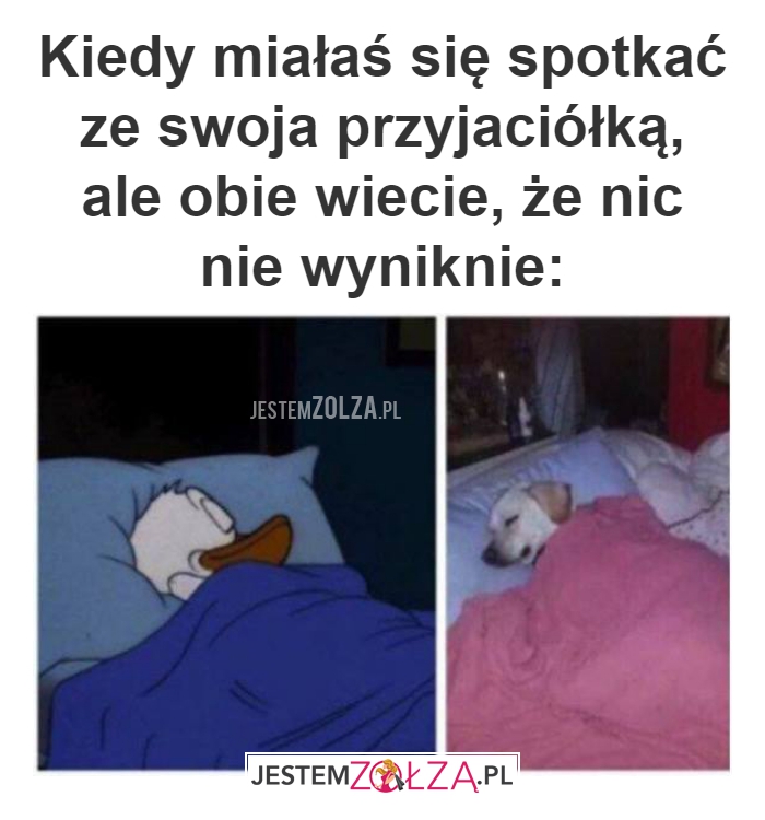 Kiedy miałaś się spotkać 