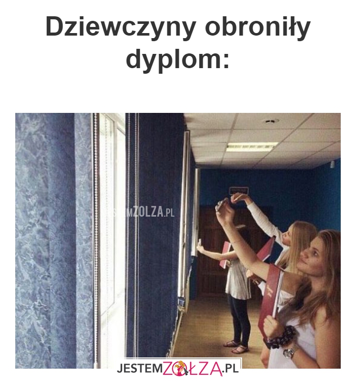 Dziewczyny obroniły dyplom: