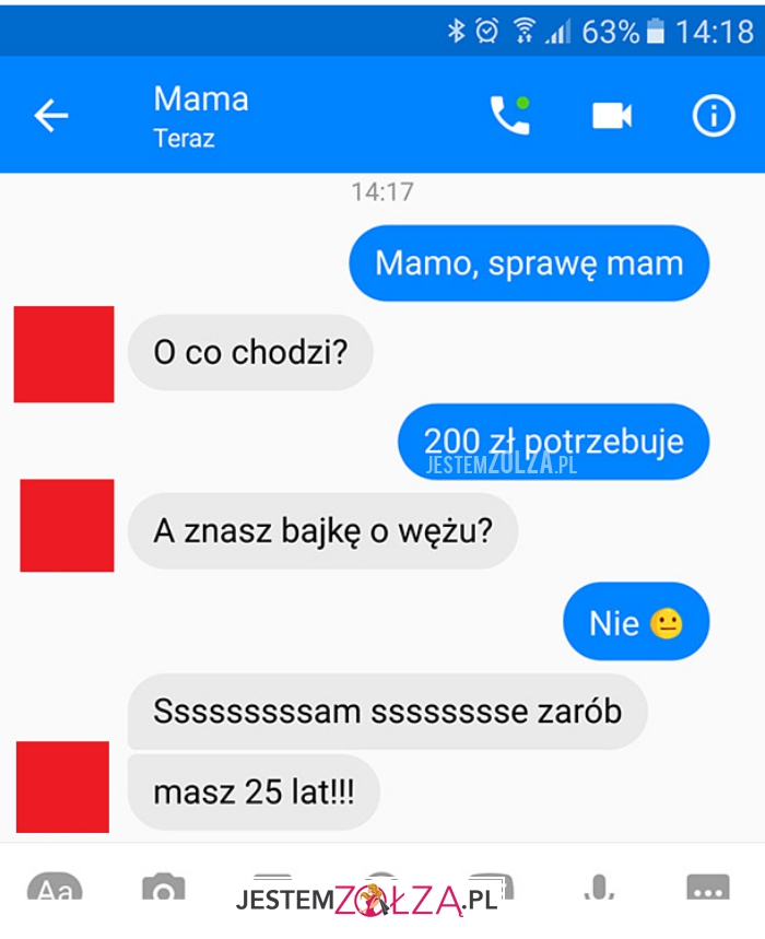 mamo, sprawę