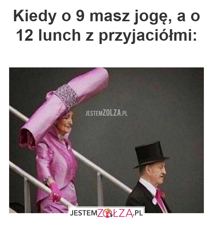 Kiedy o 9 masz jogę