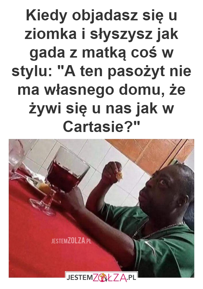 Kiedy objadasz się u