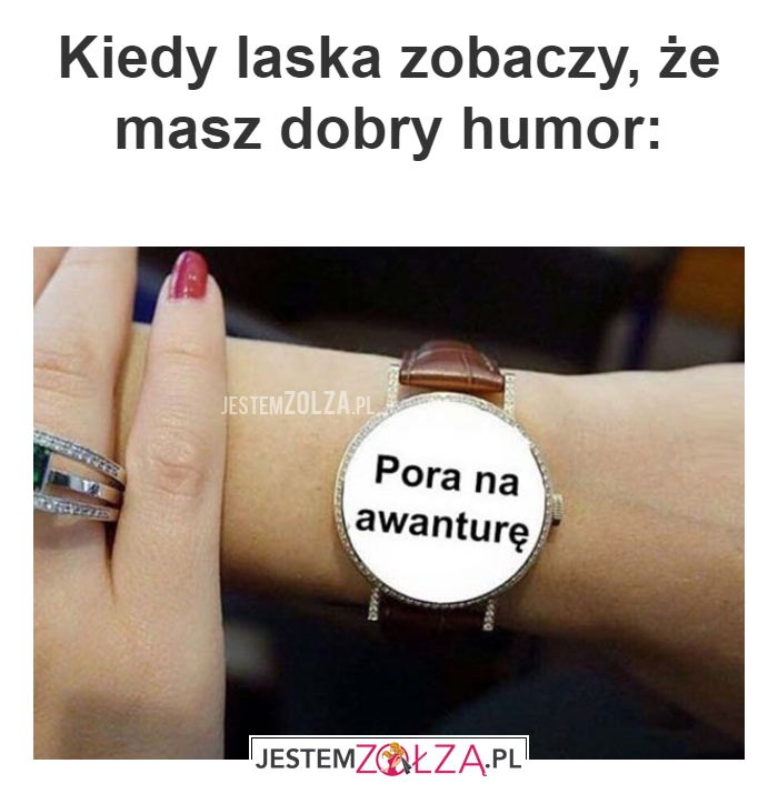 Kiedy laska zobaczy