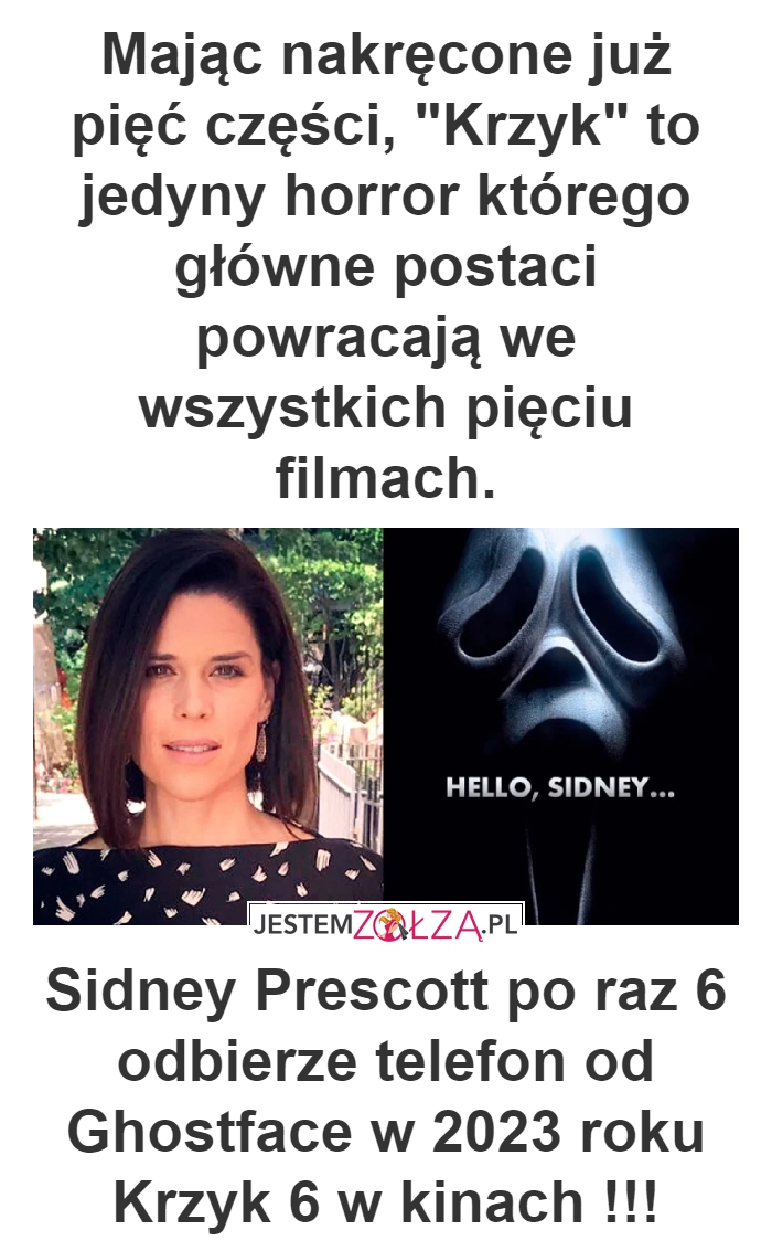 KRZYK Będzie 6 część