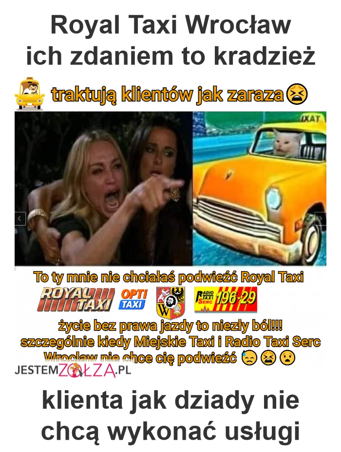 wrocław taksówkarze najgorsi na świecie , gdynia, katowice , poznań
