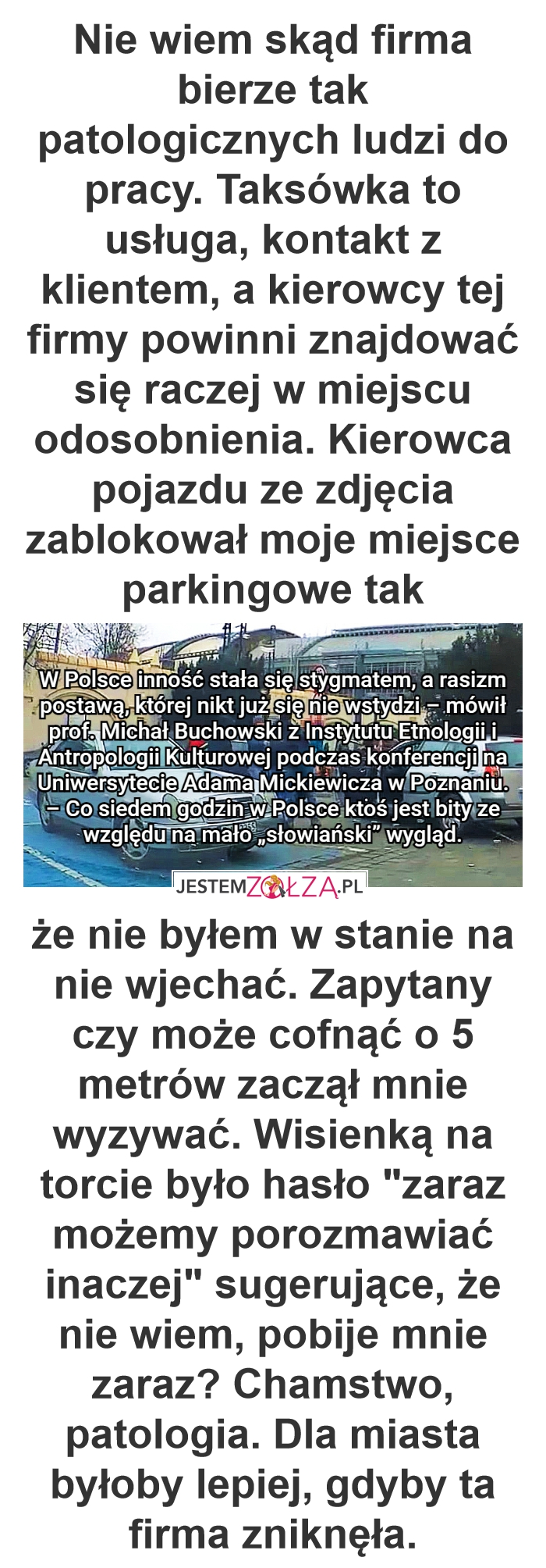 Kaczor Donald za kierownicą. „To jest taksówkarska mafia” 